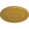 Ekena Millwork Temple Ceiling Medallion (Fits Canopies up to 9 1/4"), Hand-Painted Iridescent Gold, 24"OD x 1 5/8"P CM24TEIGS - alternate 2